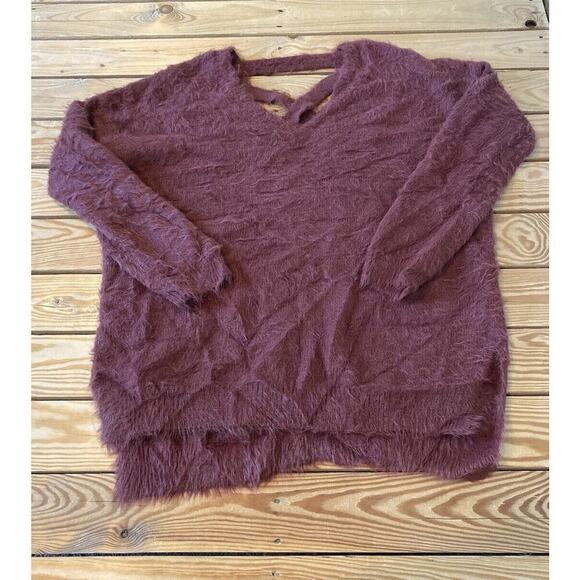 Ruby Moon Open Back Sweater Size Large Women’s Rust - Picture 1 of 7
